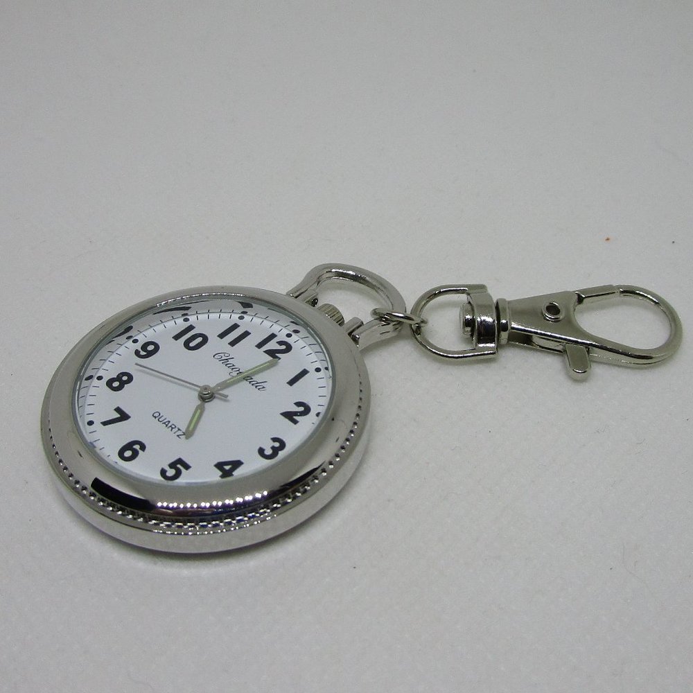 classic pocket watch style purse fob